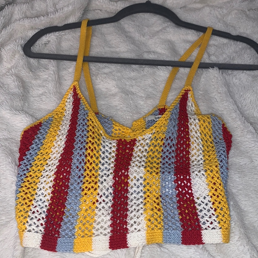 Mesh crop top